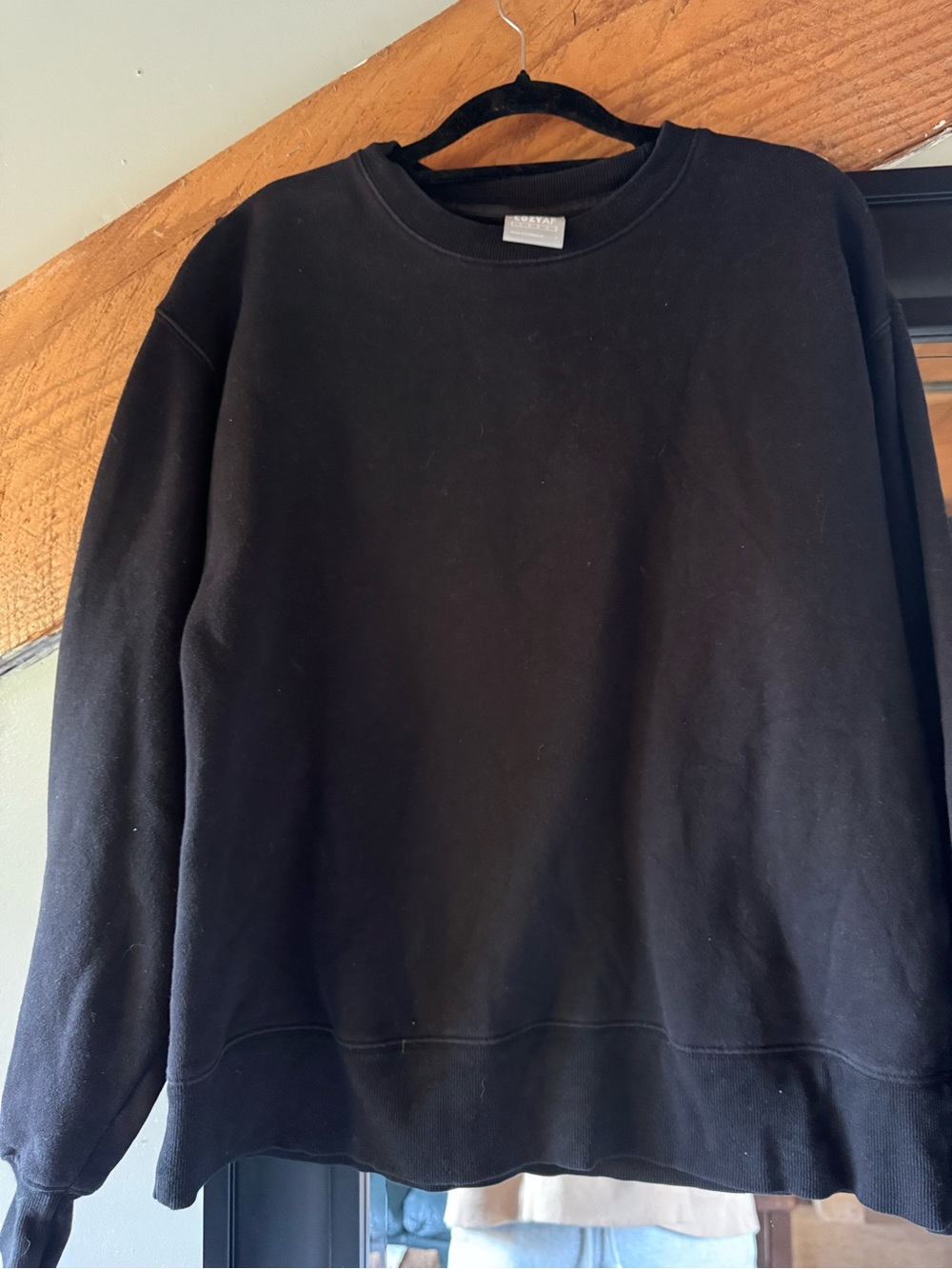 TNA Men's Black Crewneck Sweater